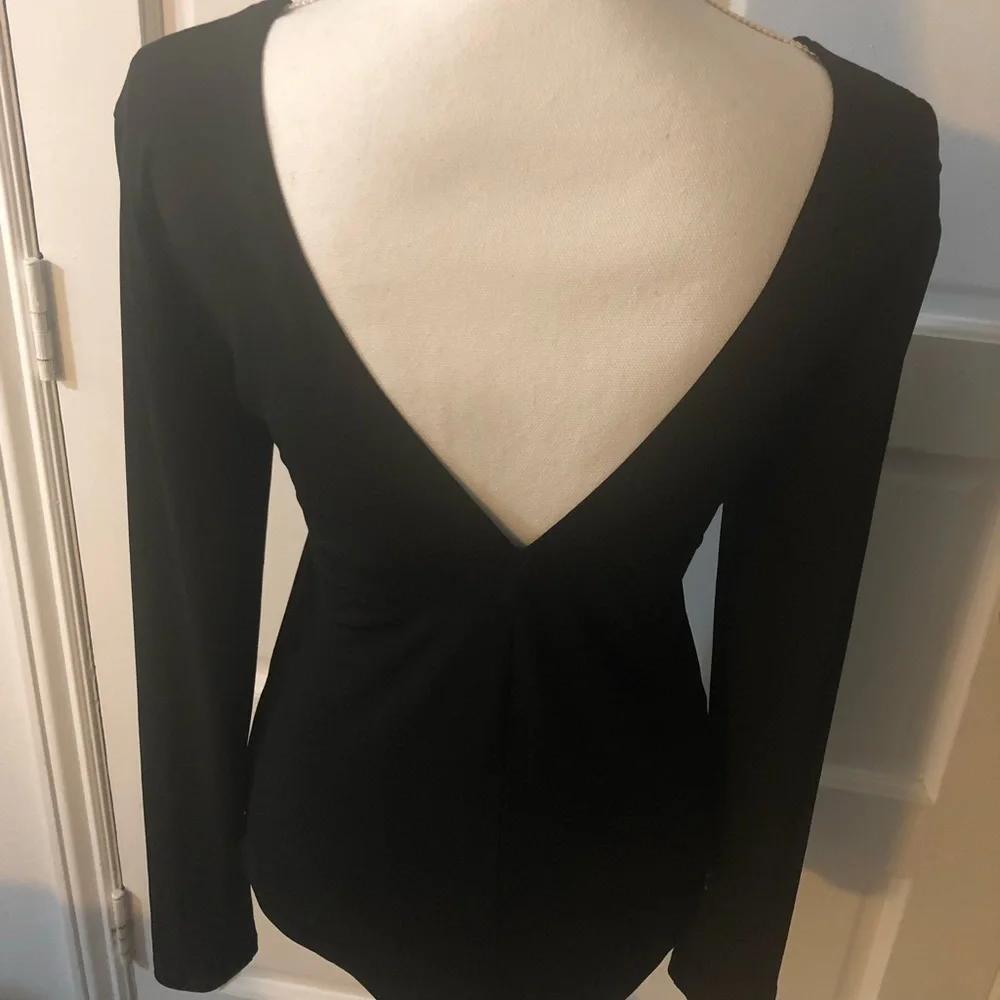 BCBG black bodysuit - Picture 2 of 3